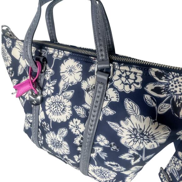 Vera Bradley Midtown Tote Midnight floral Bag Crossbody - Picture 5 of 11